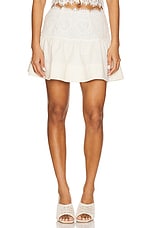 Doily Lace Mini Skirt