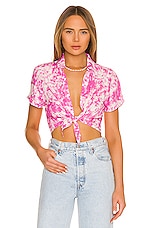 Product image of For Love & Lemons Devon Crop Top. Click to view full details