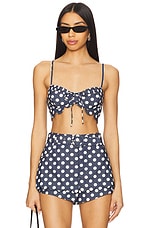 Dolly Denim Dot Bra Top