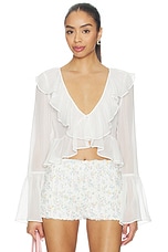 Lila Flare Top - thumbnail 4