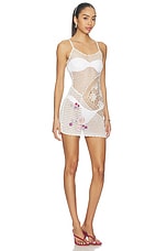 Apollo Crochet Mini Dress - thumbnail 5