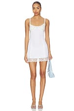 Summer Sonnet Satin Mini Dress - thumbnail 4