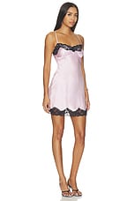 X Devon Lee Carlson Liz Silk Slip Mini Dress - thumbnail 4