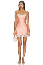 X Devon Lee Carlson Liz Silk Slip Mini Dress - thumbnail 9