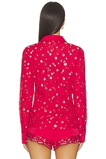 X Devon Lee Carlson Bestie Chiffon Button Down - thumbnail 6