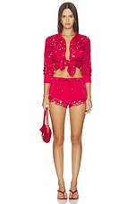 X Devon Lee Carlson Bestie Chiffon Button Down - thumbnail 7