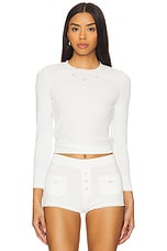Eve Waffle Long Sleeve Top
