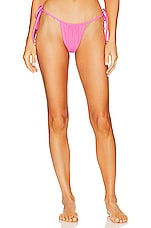 Product image of Frankies Bikinis Tia Ribbed Bikini Bottom. Click to view full details