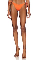 Product image of Frankies Bikinis Connor Plisse Bikini Bottom. Click to view full details