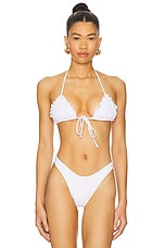 Tidal Eyelet Bikini Top