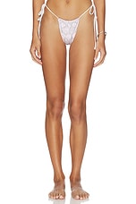Tia Reversible Satin Bikini Bottom - thumbnail 4