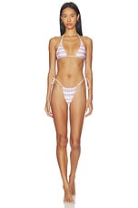 Tia Reversible Satin Bikini Bottom - thumbnail 7