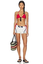 Soleil Smocked Bikini Bottom - thumbnail 7