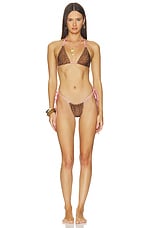 Ari Reversible Satin Bikini Top - thumbnail 7