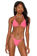 Product image of Frankies Bikinis Tia Terry Bikini Top. Click to view full details