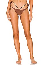 Product image of Frankies Bikinis Halo Satin Bikini Bottom. Click to view full details