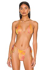 Product image of Frankies Bikinis x REVOLVE Tia Plisse Bikini Top. Click to view full details