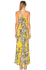 Free People Through The Vine Maxi Dress In Gold REVOLVE