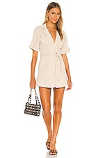 Free People Clementine Mini Dress in Natural | REVOLVE