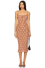 Lucinda Lace Midi Dress - thumbnail 4
