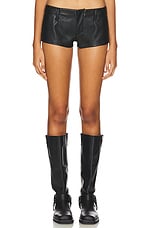 x We The Free Alessia Faux Leather Micro Short