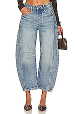 x We The Free Good Luck Mid Rise Barrel Jeans