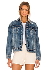 Product image of Free People Jolene Denim Trucker Jacket. Click to view full details