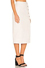 jasmine buttoned midi skirt