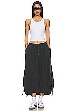 Free People Picture Perfect Parachute Skirt in Black 2 | REVOLVE