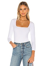 Free People Women's Truth or Square Bodysuit Red Size Medium