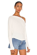 Free People x We The Free Fuji Thermal Top in Ivory | REVOLVE