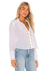 Free People Clemence Button Down in Ivory | REVOLVE