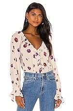 Product image of Free People Poppy Printed Bodysuit. Click to view full details