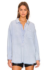 Product image of Free People Smock Oxford Top. Click to view full details