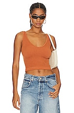 Product image of Free People x Intimately FP Solid Rib Cami In Caldera. Click to view full details