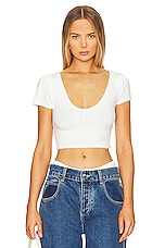 x Intimately FP Keep Me Warm Crop Top In Ivory