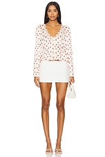Free People Field Of Roses Blouse 1