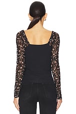 Josie Seamless Long Sleeve Top (Black) main image 1