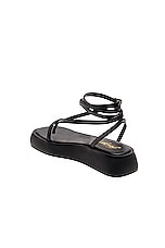Free People Waverly Whipstitch Thing Sandal - Pearl Blush Suede Combo
