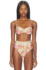 Banana Flowers Underwire Bikini Top - thumbnail 4