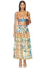 Terracotta Oasis Cotton Poplin Coord Set - thumbnail 4