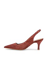 Flattered Franchesca Slingback Heel in Rust | REVOLVE