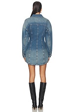 Shaped Denim Dress - thumbnail 8