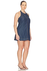 Denim Halter Shift Dress - thumbnail 7