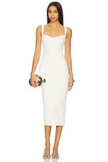 Sculpting Crystal Sweetheart Midi Dress - thumbnail 4