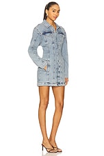 Barrel Long Sleeve Mini Dress - thumbnail 6