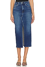 Slit Front Midi Skirt