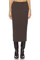 Matte Jersey Midi Pencil Skirt - thumbnail 4