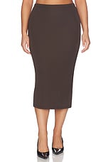 Matte Jersey Midi Pencil Skirt - thumbnail 5