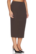 Matte Jersey Midi Pencil Skirt - thumbnail 7